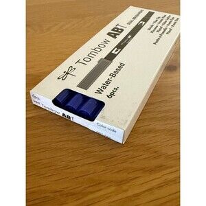 Tombow Marker/Highlighter Dual Brush Pen Water-based Tombow Pack of 6 ABT-565